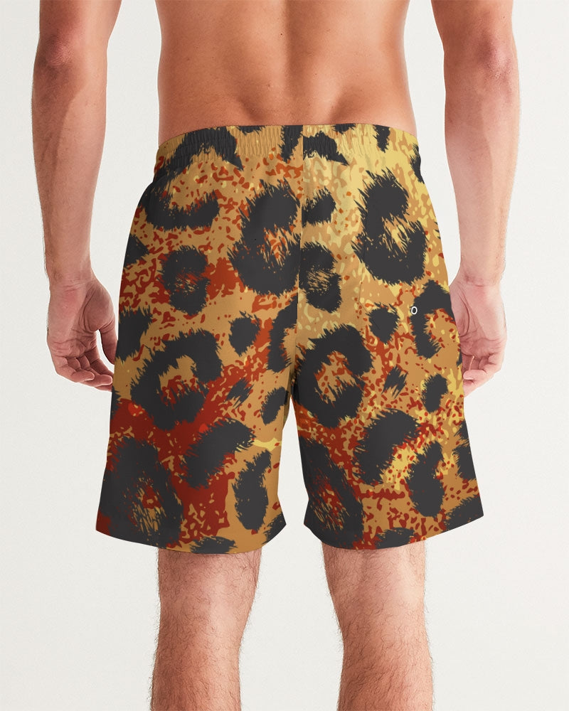 Jaguar Men's All-Over Print Swim Trunk