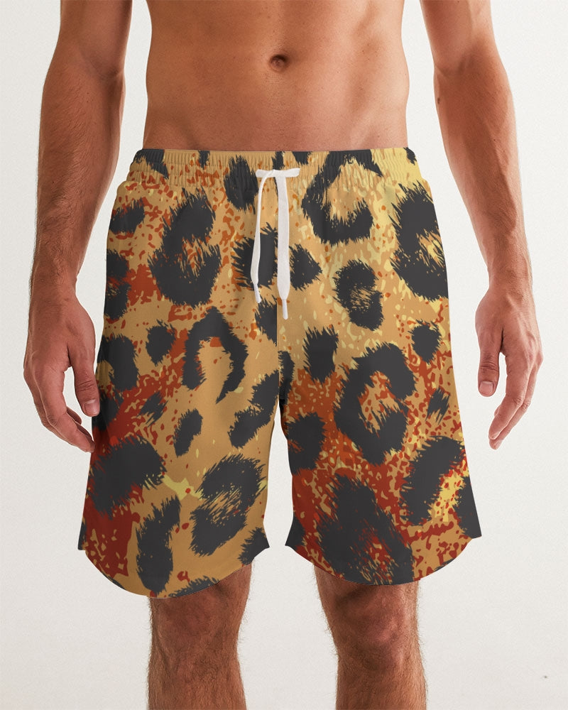 Jaguar Men's All-Over Print Swim Trunk