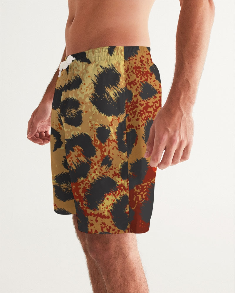 Jaguar Men's All-Over Print Swim Trunk